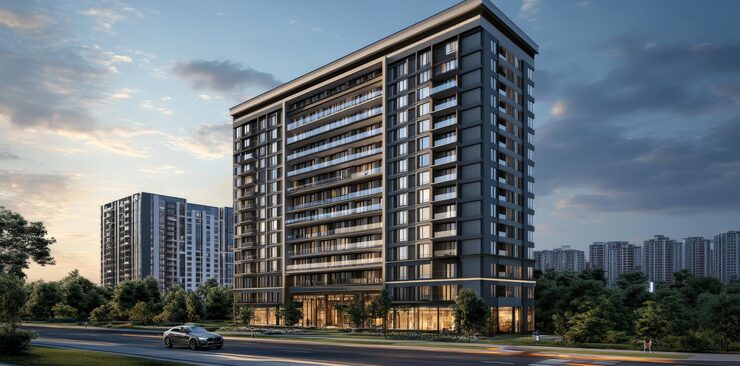 Illustrative apartment render, Punawale, Pune