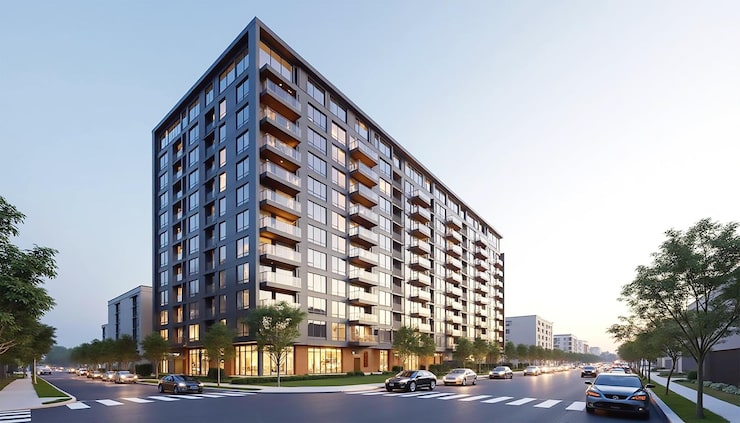 Illustrative apartment render, Tathawade, Pune