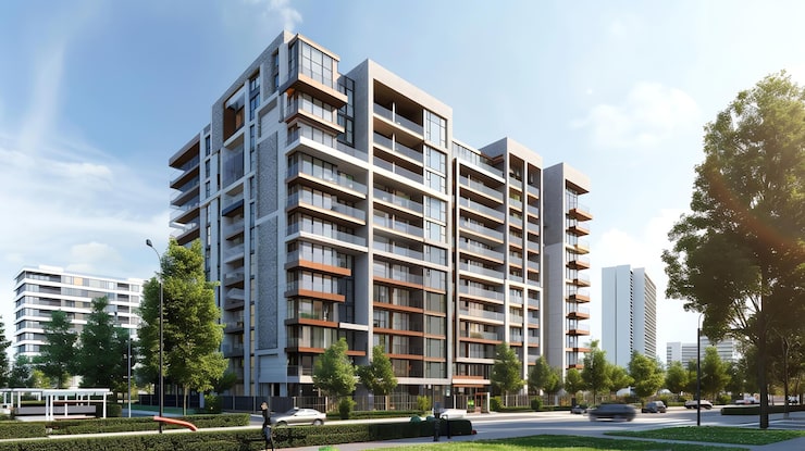 Illustrative apartment render, Balewadi, Pune
