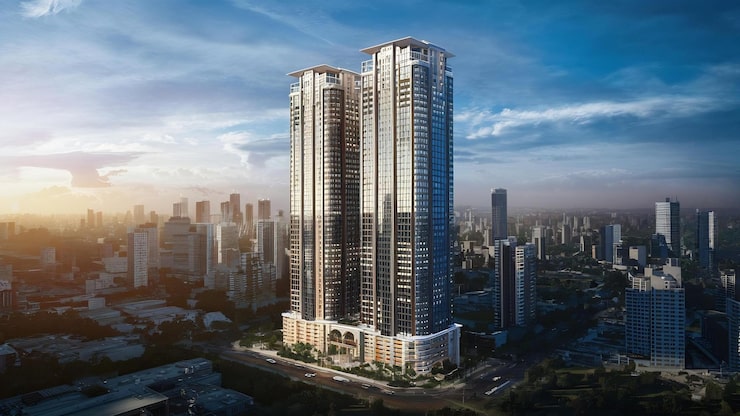 Illustrative commercial tower render, Kharadi, Pune