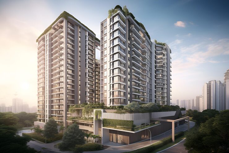 Illustrative township render, North Hinjewadi, Pune