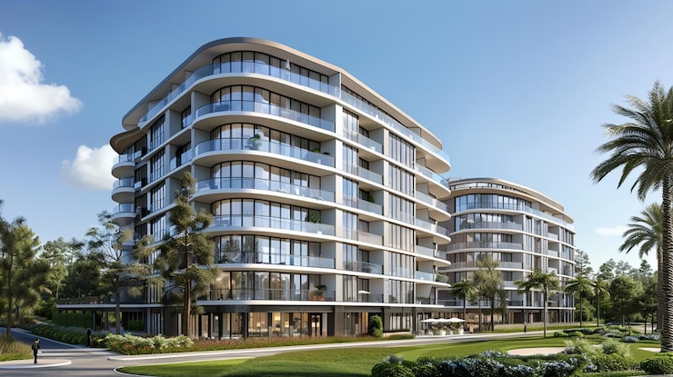 Illustrative commercial tower render, Kesnand Road, Pune