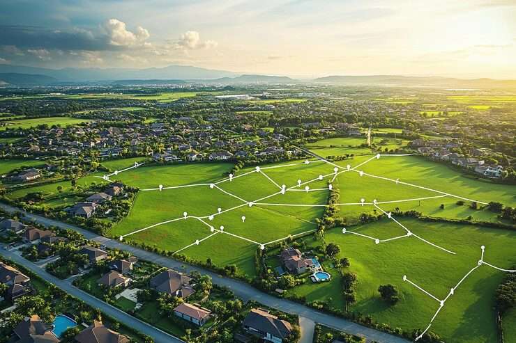 Illustrative plotted development render, Talegaon, Pune